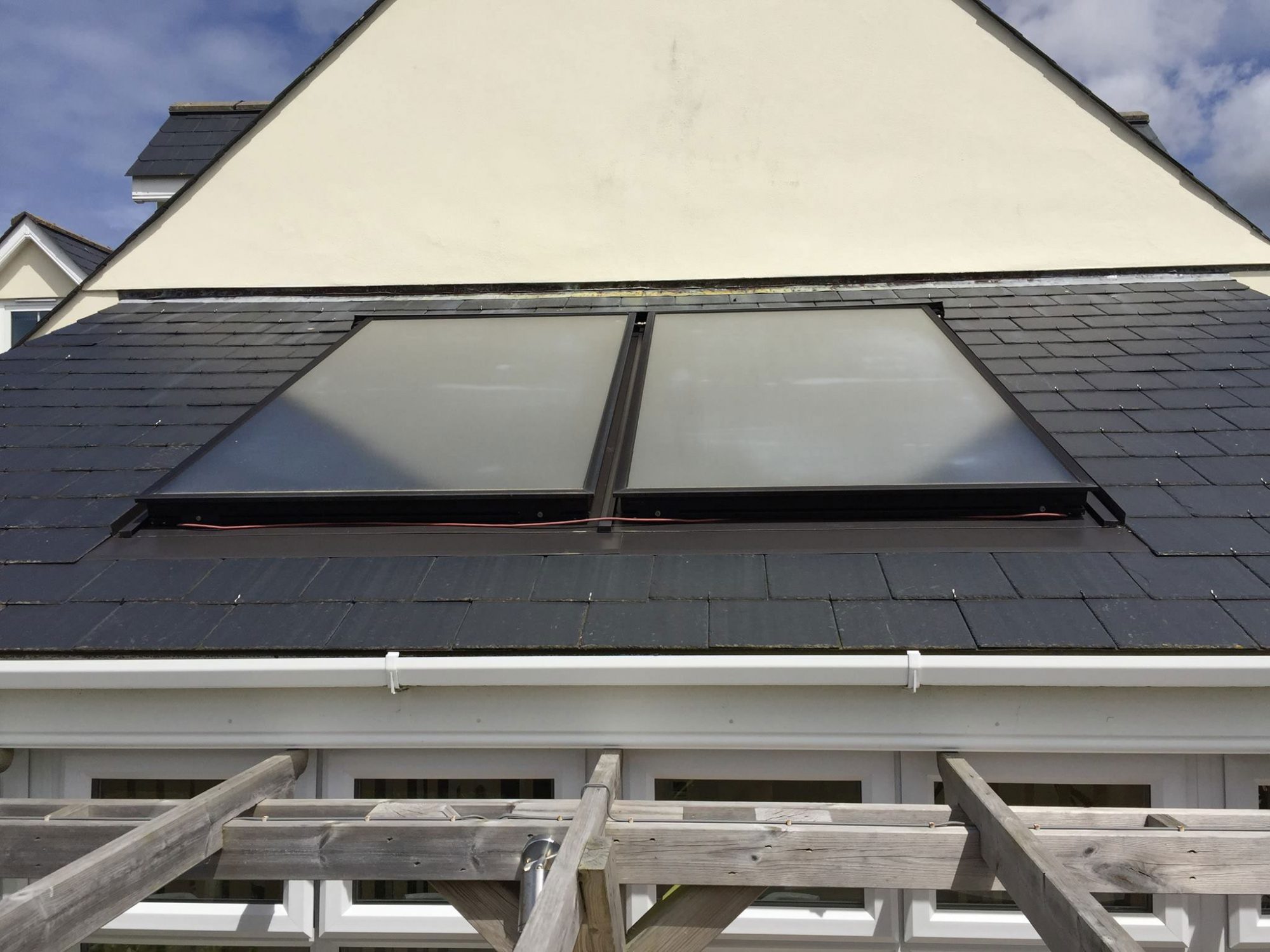 Style Plumbing & Heating solar panels on roof